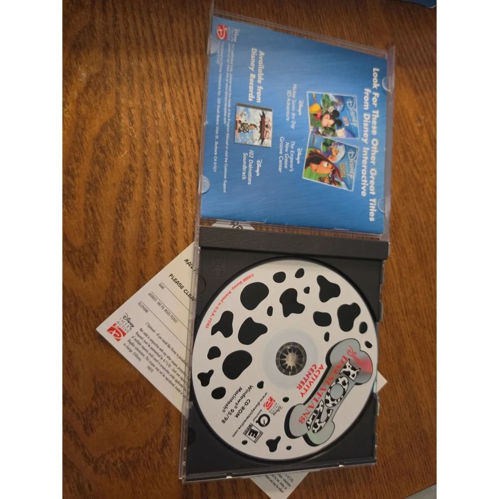 Disney's 102 Dalmatians Activity Center PC CD kids puppies puzzle arcade games!